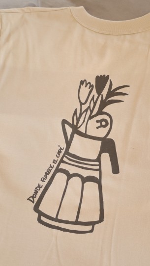 CAFE Y FLORES Remera B409