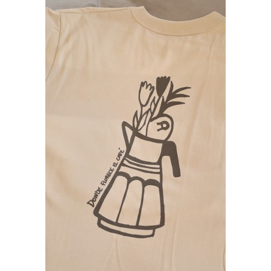 CAFE Y FLORES Remera B409