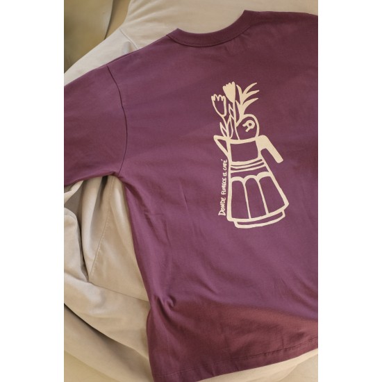 CAFE Y FLORES Remera B409