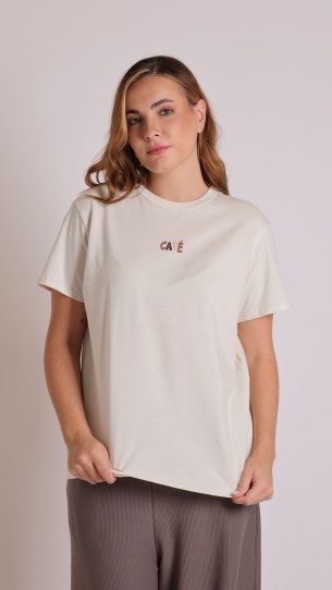 CAFE Remera B130