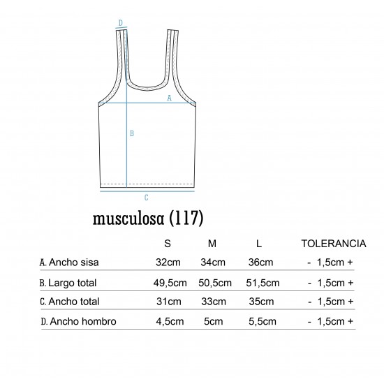 CLAUD Musculosa B117