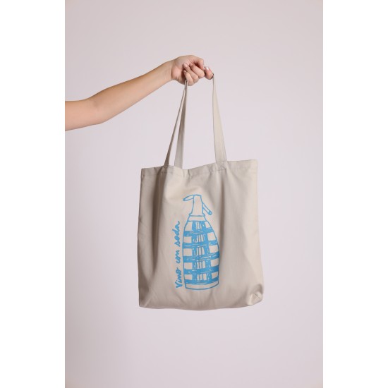 TOTE VINO CON SODA -Beige