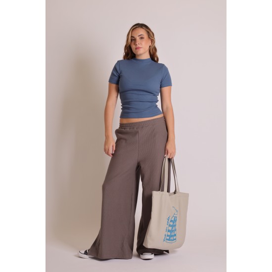 TOTE VINO CON SODA -Beige