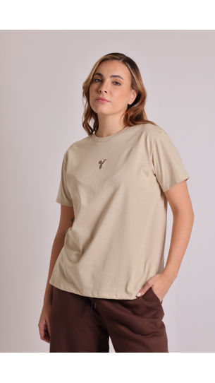 VINO  FLORERO  Remera B130