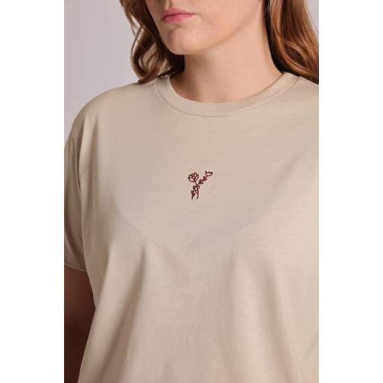 VINO  FLORERO  Remera B130