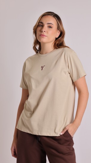 VINO  FLORERO  Remera B130