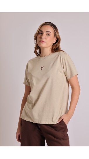 VINO  FLORERO  Remera B130