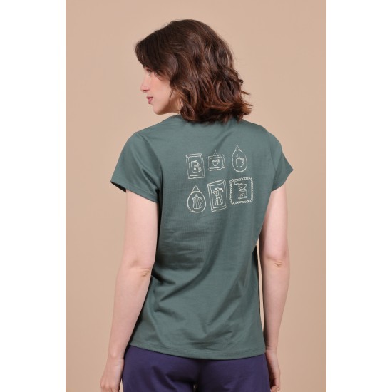 CUADROS DE CAFE Remera B105