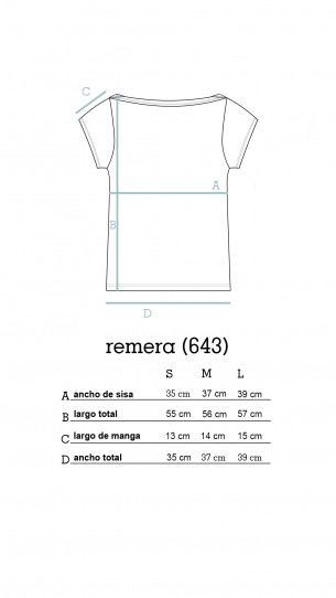 PETALOS Remera B643